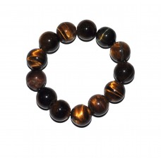 Tiger Eye Stone 14 mm Bracelets 