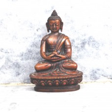 Small Copper Statue of Gautama Buddha 