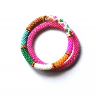 25 pcs Bundle Bracelets in Pink color range