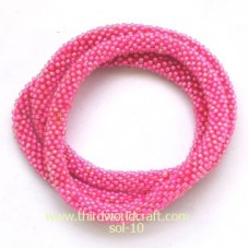 Solid Color Rollover Bracelets Bundle of 30 pcs